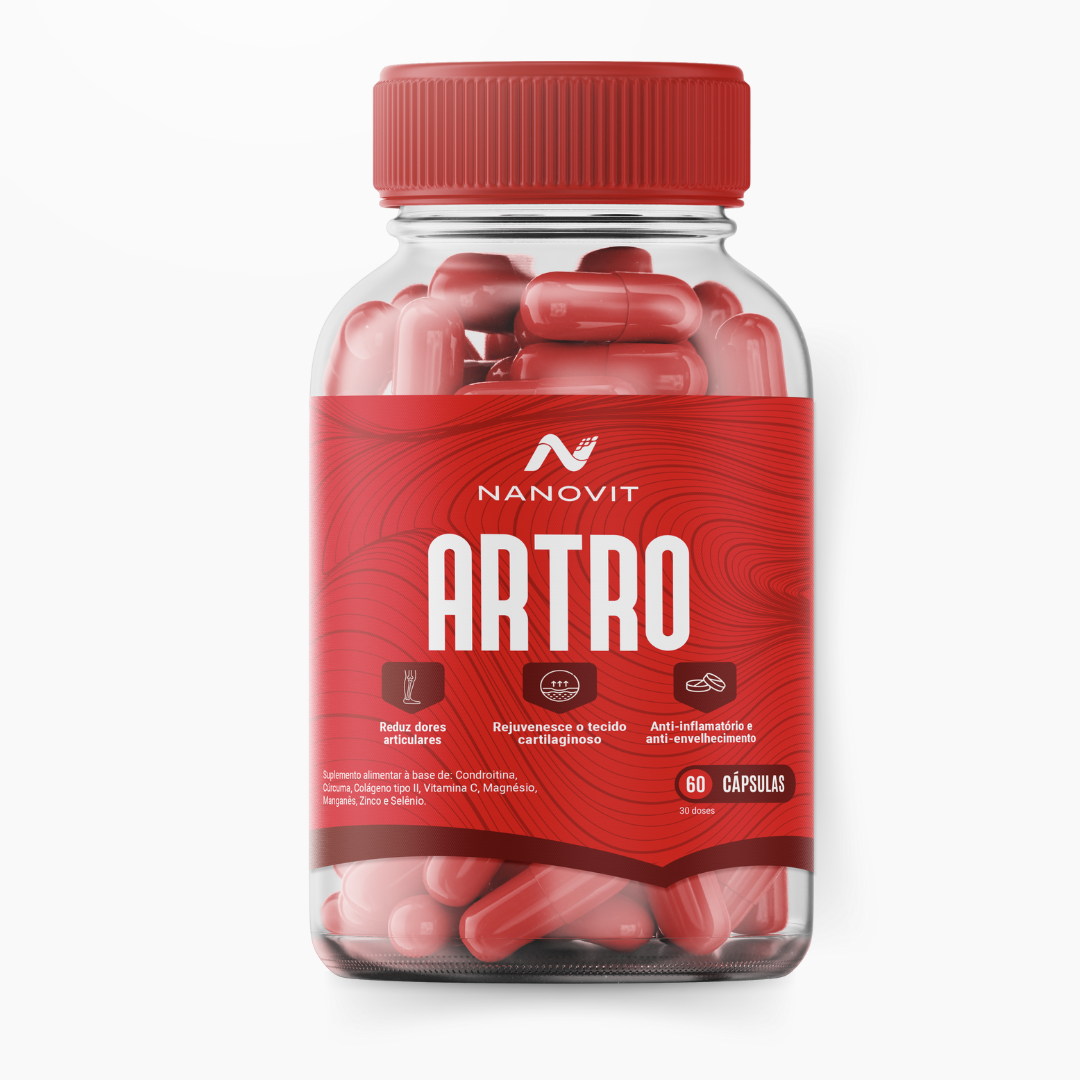 Nanovit Artro - 60 cápsulas - 30 dias