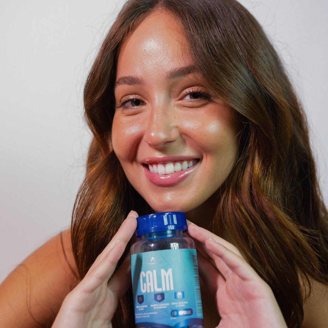 CALM – Suplemento Natural para Ansiedade e Sono | Tratamento de 30 dias