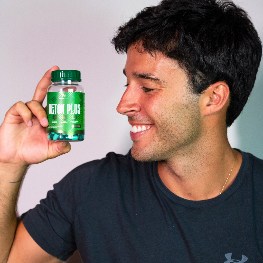 Detox Plus – Suplemento Natural para Inibir o Apetite e Emagrecer com Saúde | Tratamento de 90 dias