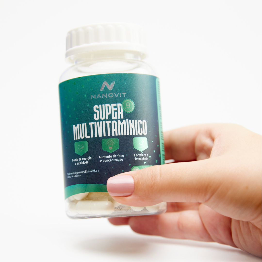 Nanovit Super Multivitamínico A-Z Man – 90 dias - Compre 2 e leve 3