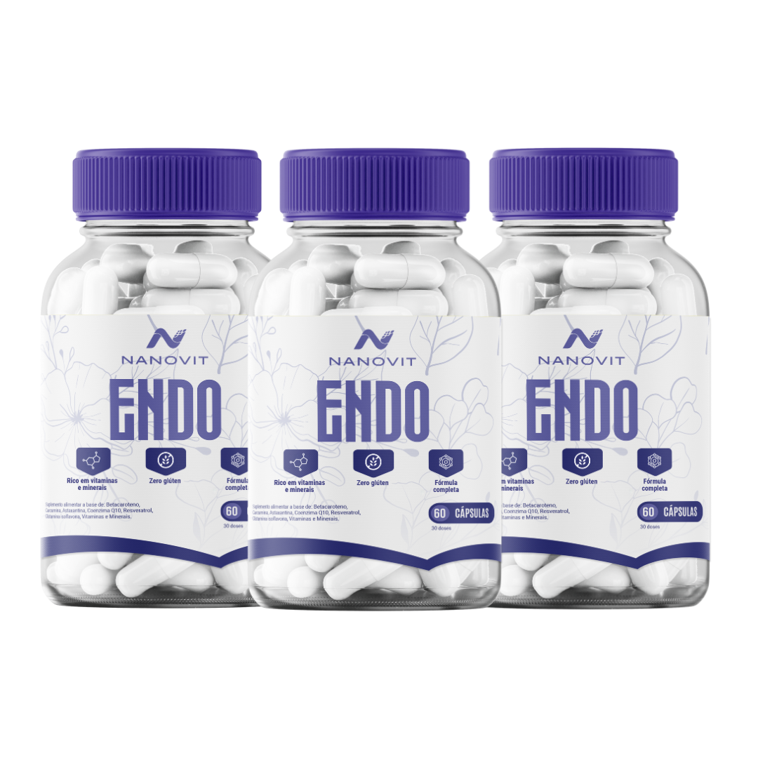 Kit 3 Nanovit Endo – 90 dias de tratamento