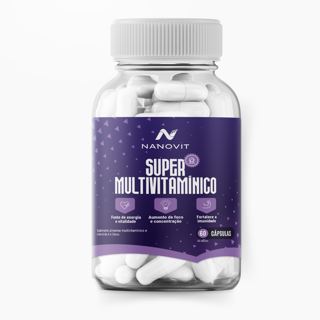 Nanovit Super Multivitamínico A-Z Para Mulheres – 24 Vitaminas e Minerais Essenciais