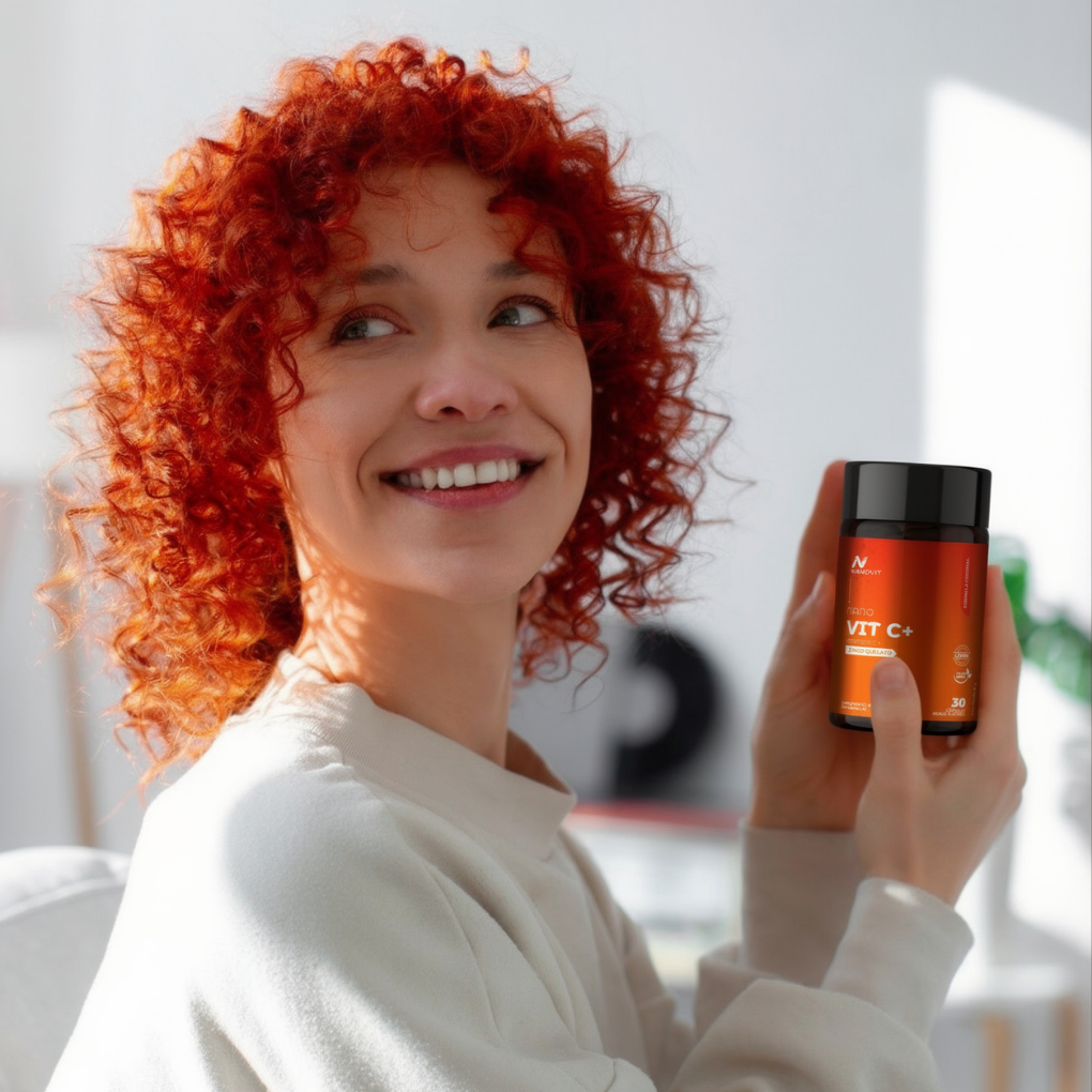 Vitamina C + Zinco Quelado 60 Cápsulas - Nanovit