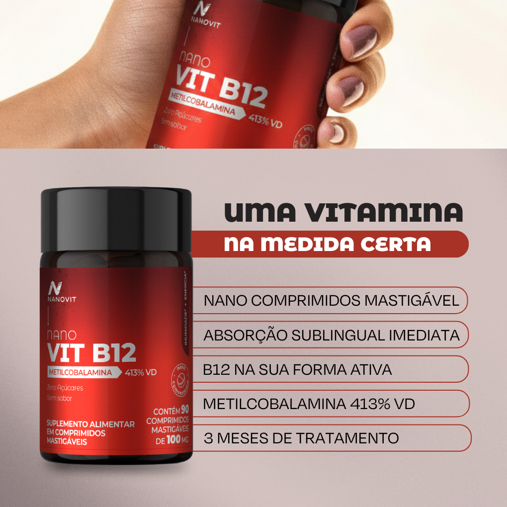 Vitamina B12 | Nanocomprimido