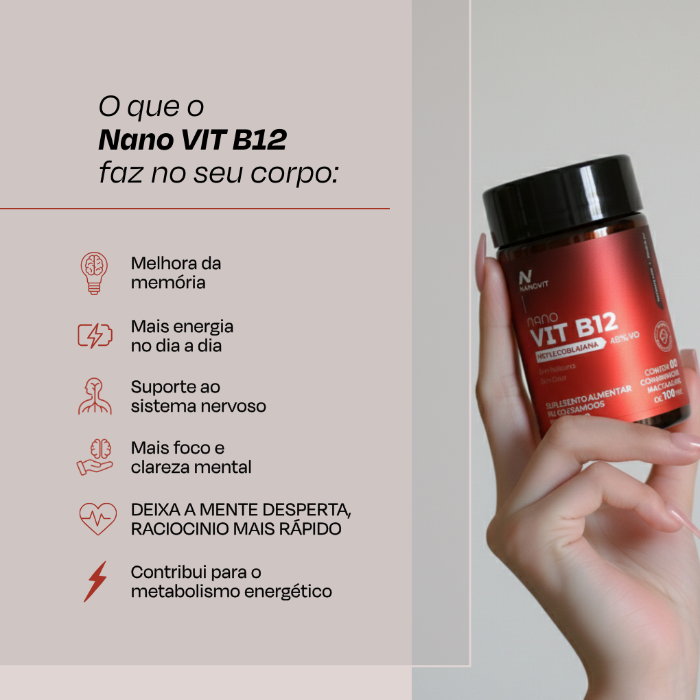 Vitamina B12 | Nanocomprimido