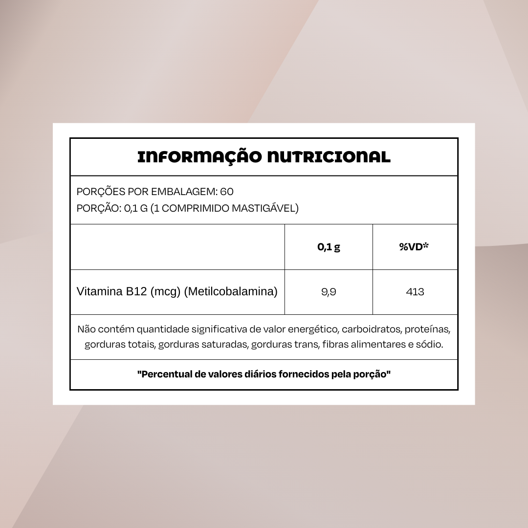 Vitamina B12 | Nanocomprimido