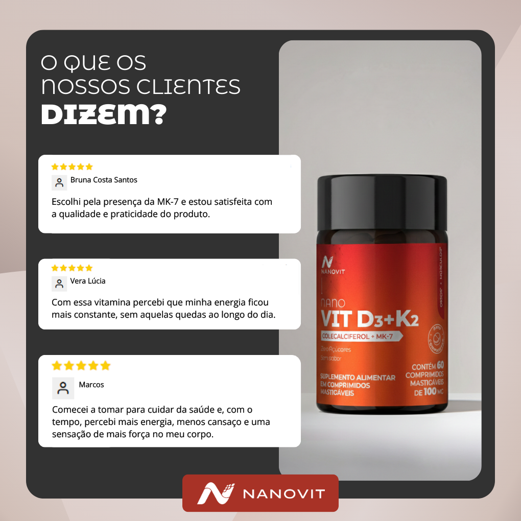Nanovit D3 + K2 60 Nanocomprimidos