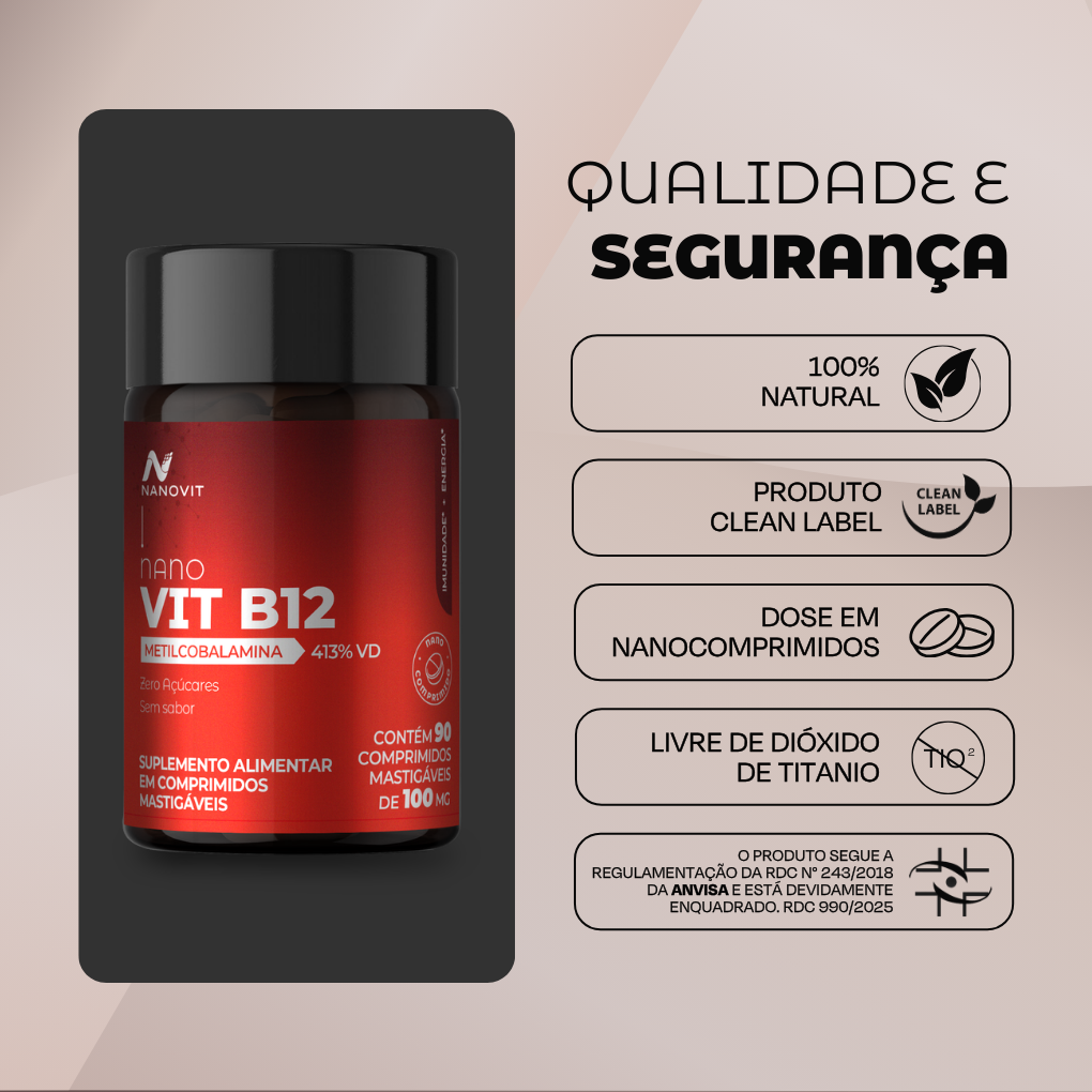 Vitamina B12 | Nanocomprimido