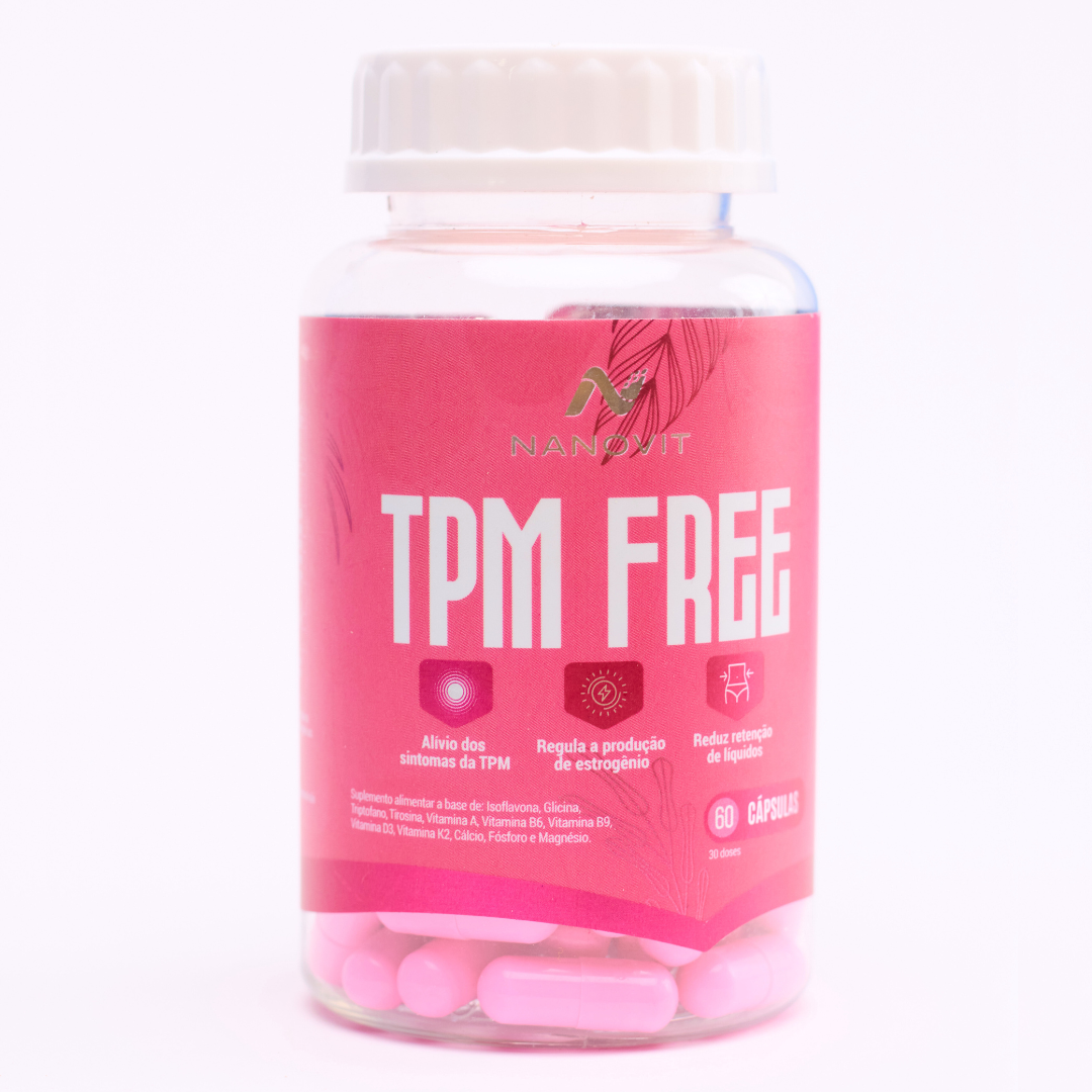 TPM Free – Suplemento TPM e Menopausa 60 Cáps Nanovit