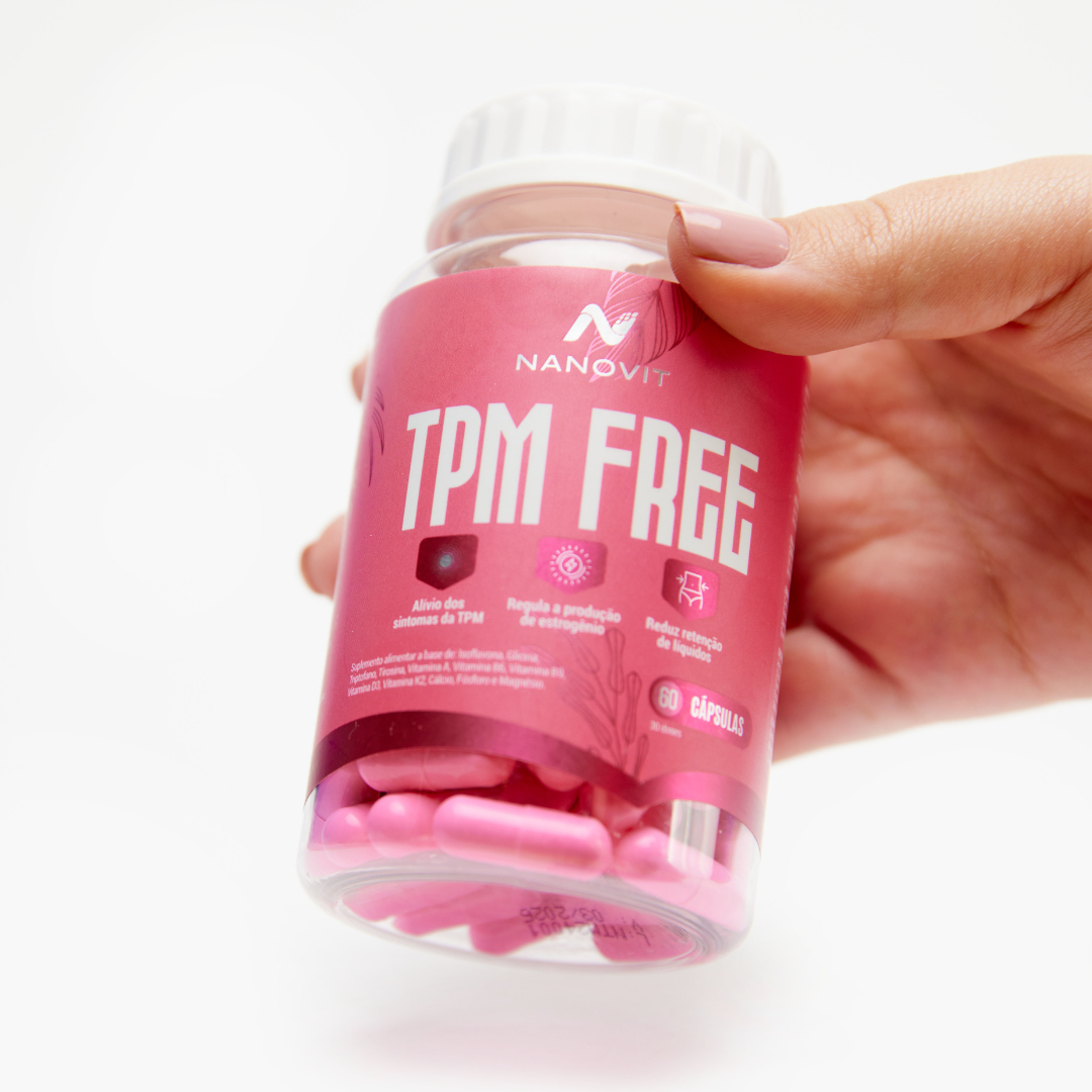 TPM Free – Suplemento para alívio da TPM e Bem-Estar Feminino - 90 dias de tratamento