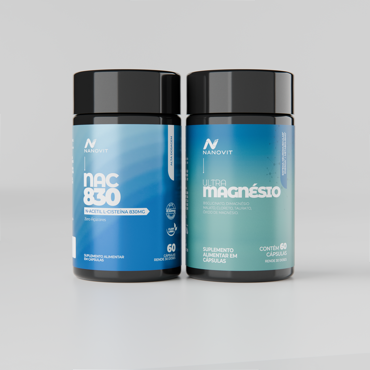 Equilibra | NAC830mg & Ultra Magnésio