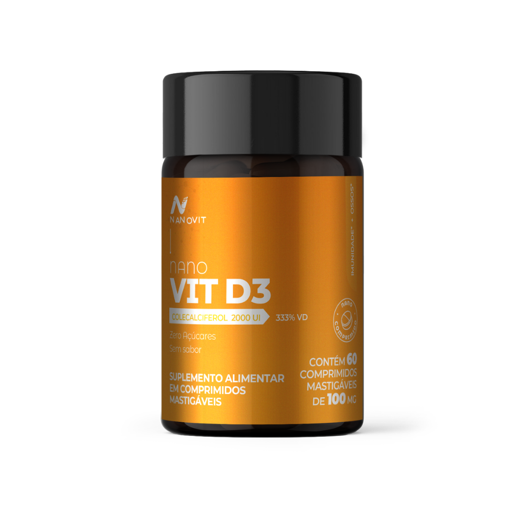 Vitamina D3 2000 UI 333%VD 60 Nanocomprimidos - Nanovit