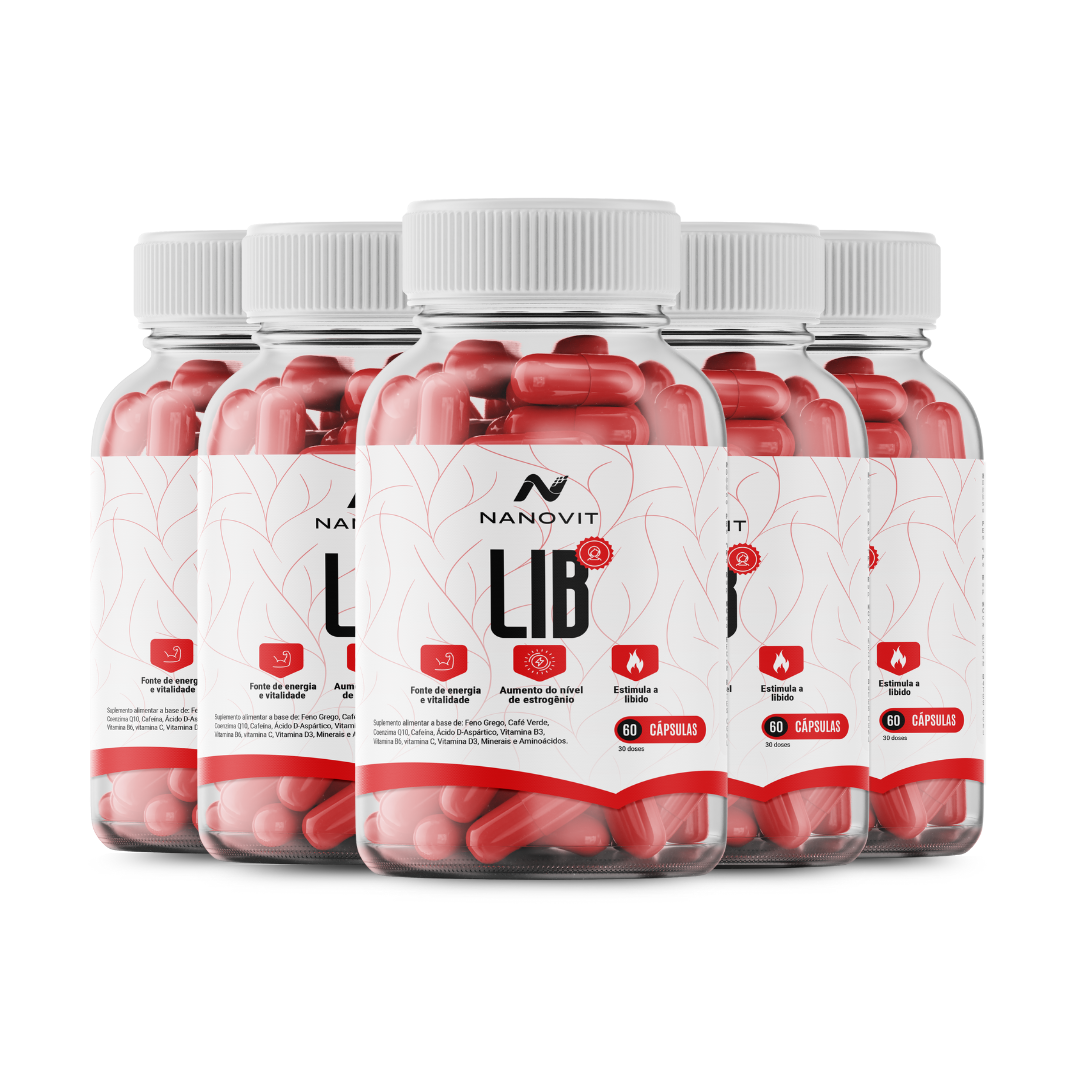 Nanovit Lib Woman – Feno Grego, Arginina, Alanina - Disposição e Equilíbrio